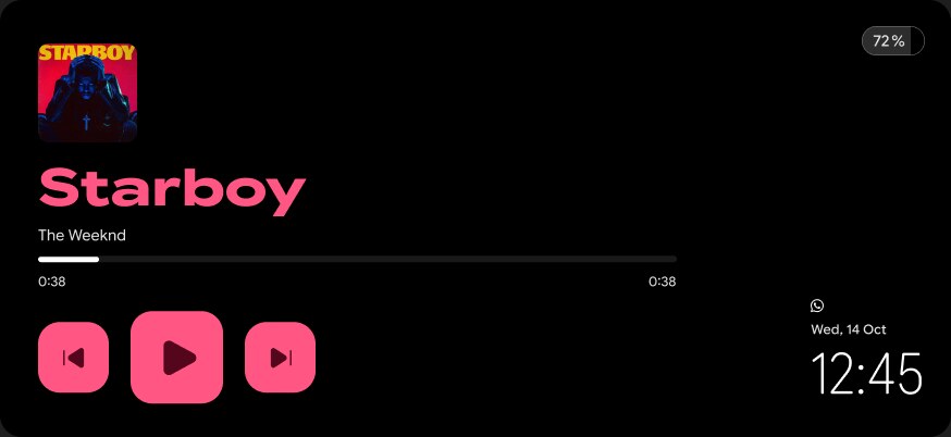 Figma frame, music player awake